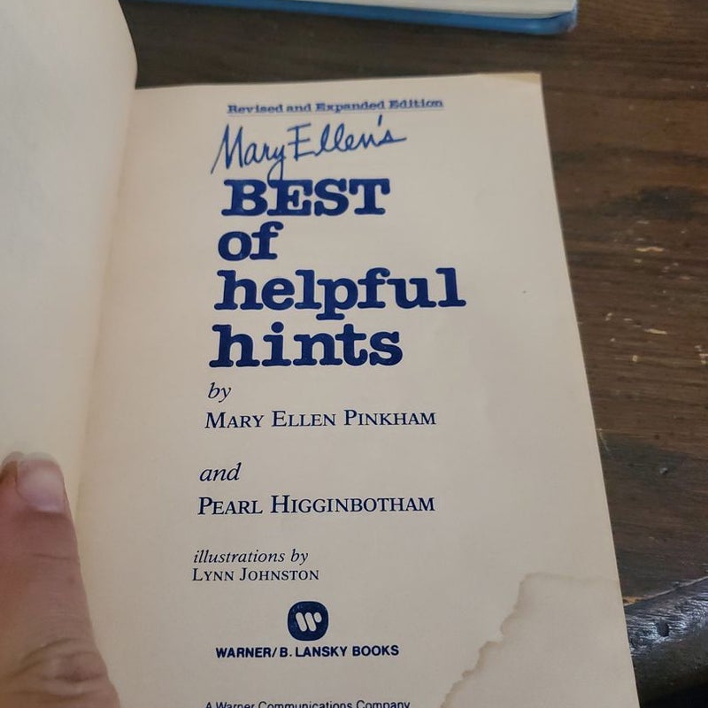 Mary Ellen's Best of helpful hints