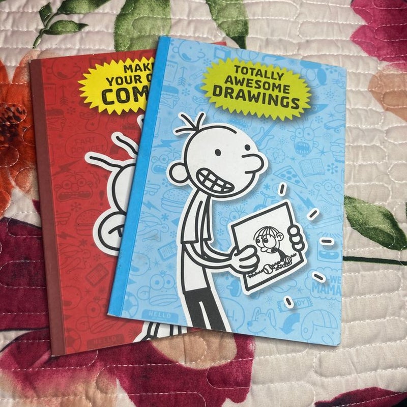 *Rare* Diary of a Wimpy Kid Sketchbooks