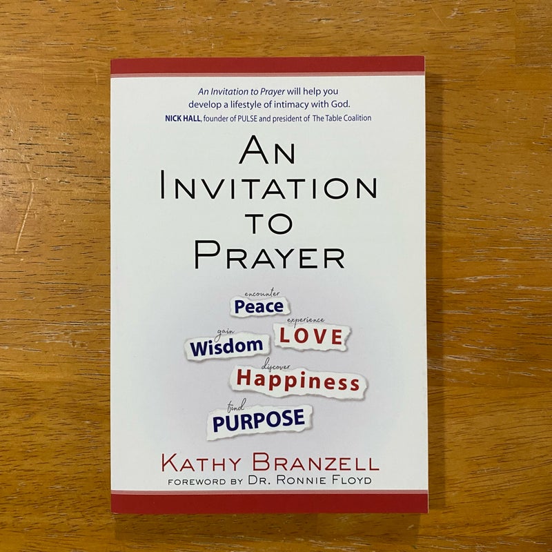 An Invitation to Prayer