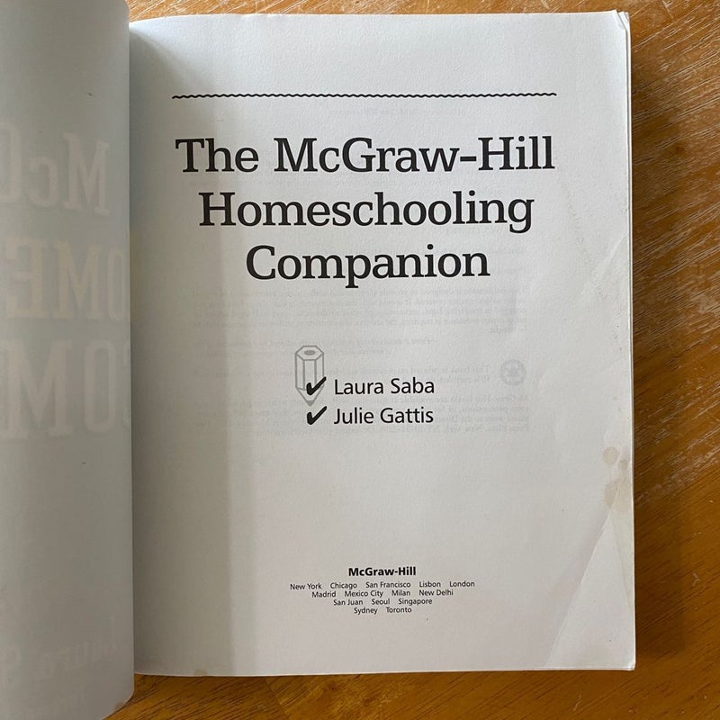 The Mcgraw-Hill Homeschooling Companion