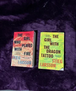 The Girl With The Dragon Tatto & The Girl Who Played With Fire bundle 