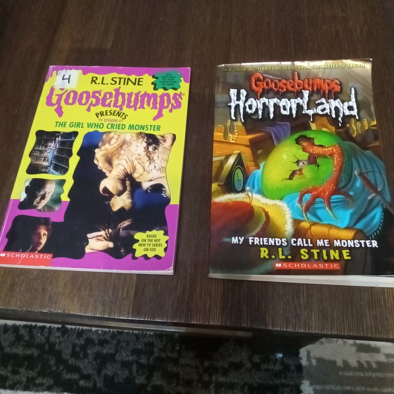 Couple of Monster Goosebumps Books