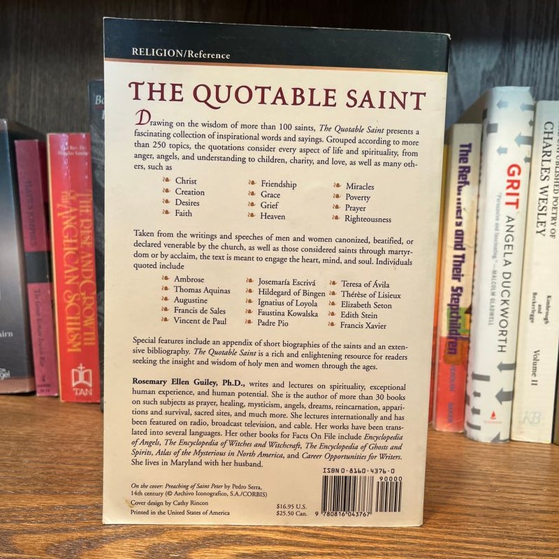 The Quotable Saint