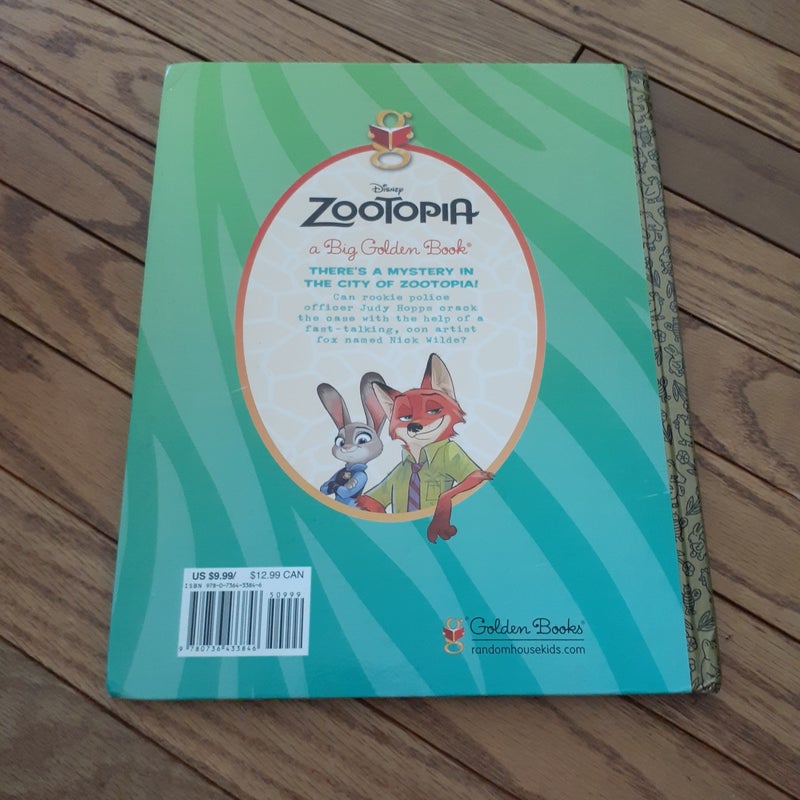 Zootopia Big Golden Book (Disney Zootopia)