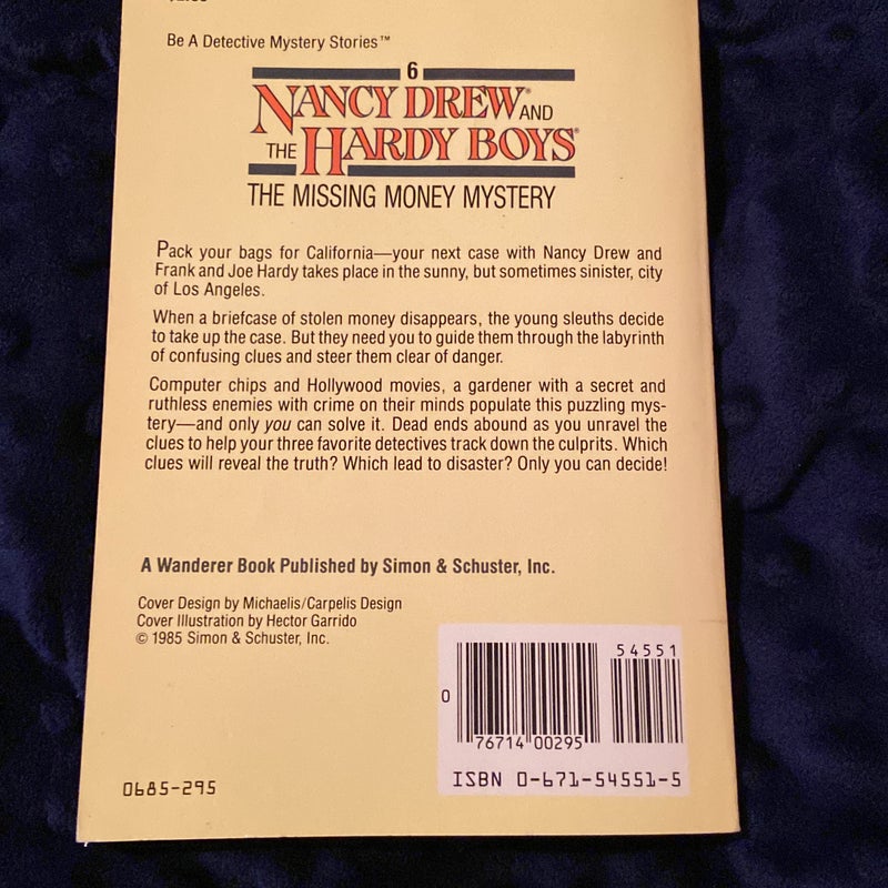 Nancy Drew and The Hardy Boys: The Missing Money Mystery 