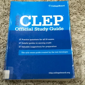 CLEP Official Study Guide 2015