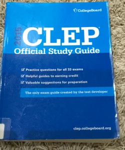 CLEP Official Study Guide 2015