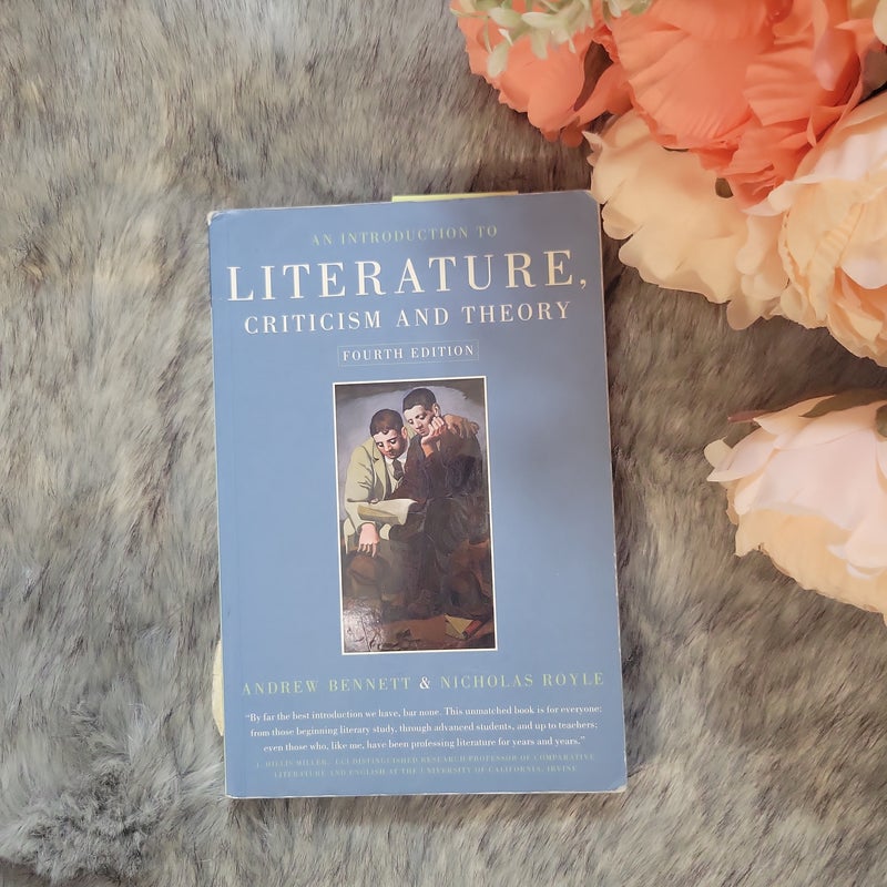 An introduction to literature criticism and theory by andrew bennett