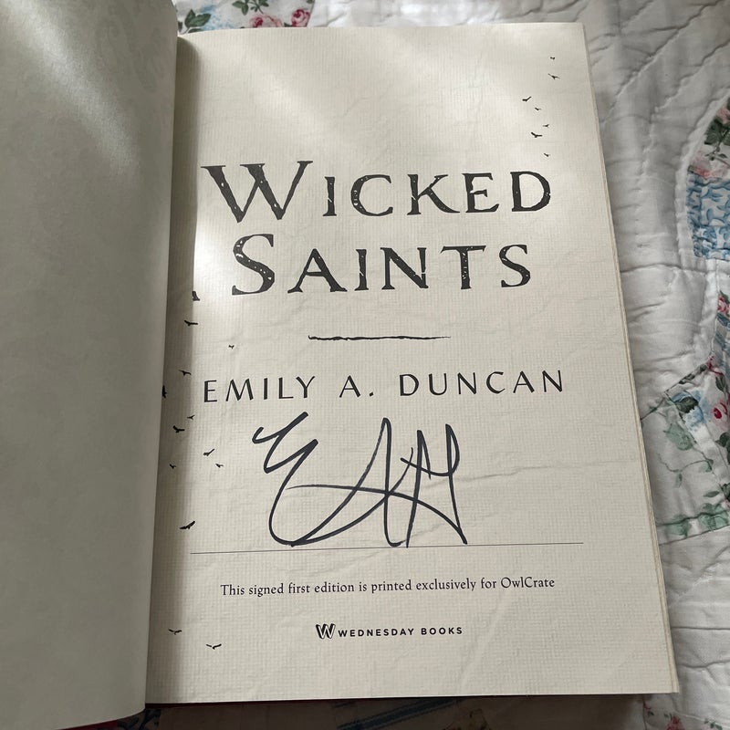 Wicked Saints (signed)