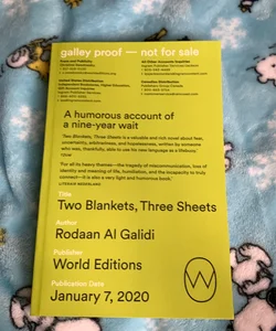 Two Blankets, Three Sheets