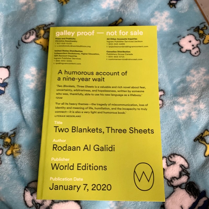 Two Blankets, Three Sheets