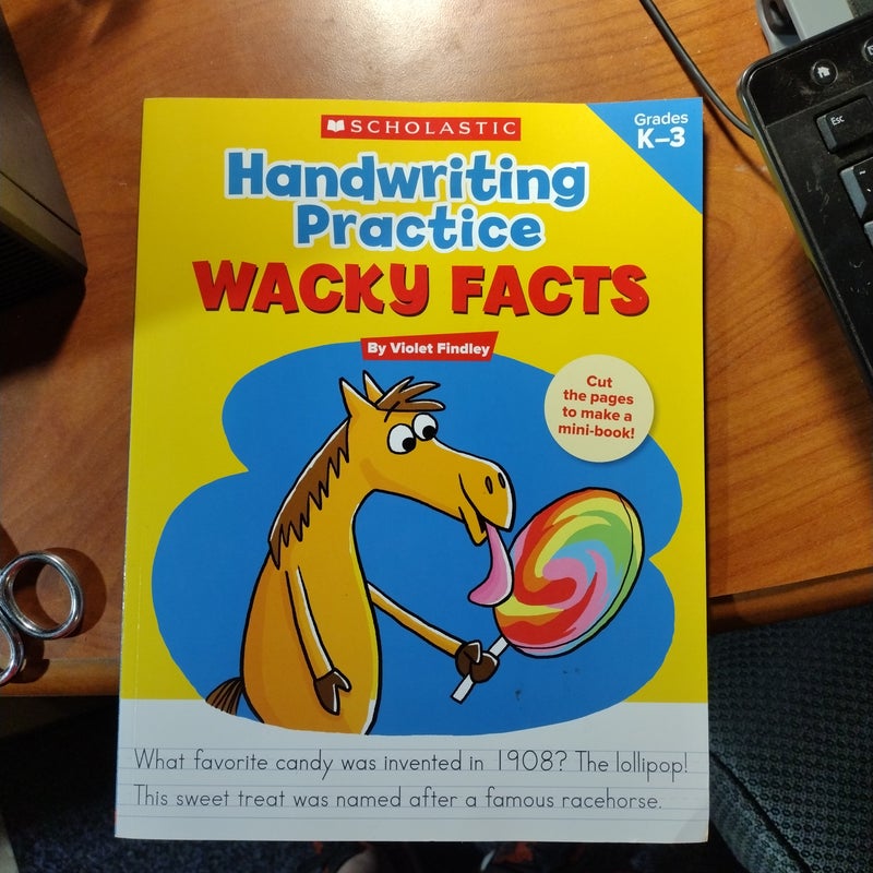 Handwriting Practice: Wacky Facts