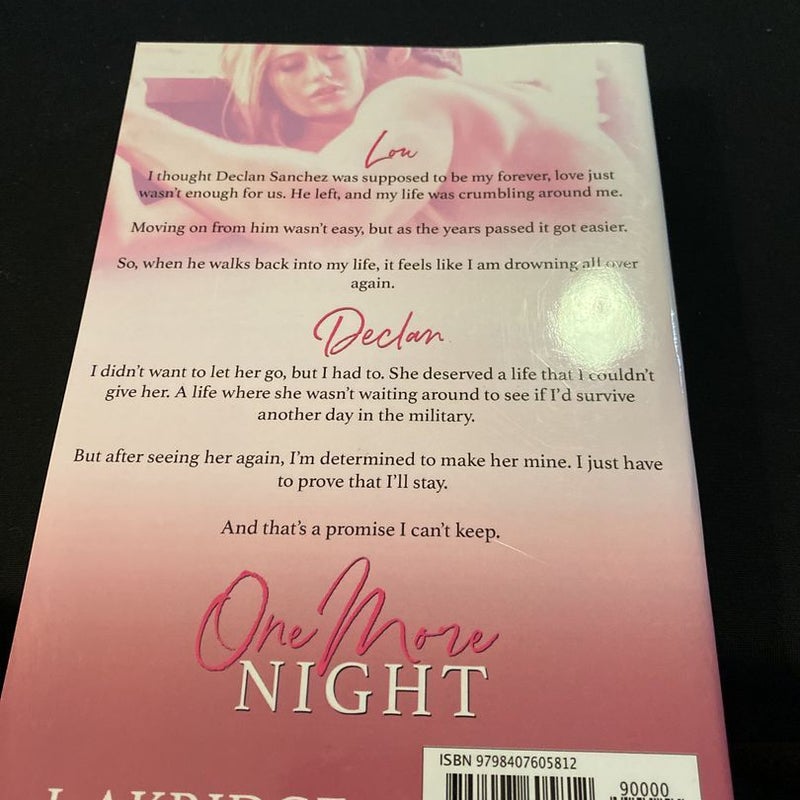 One More Night (signed edition)