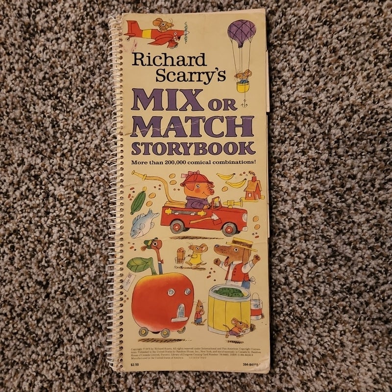 Richard Scarry's Mix or Match Storybook