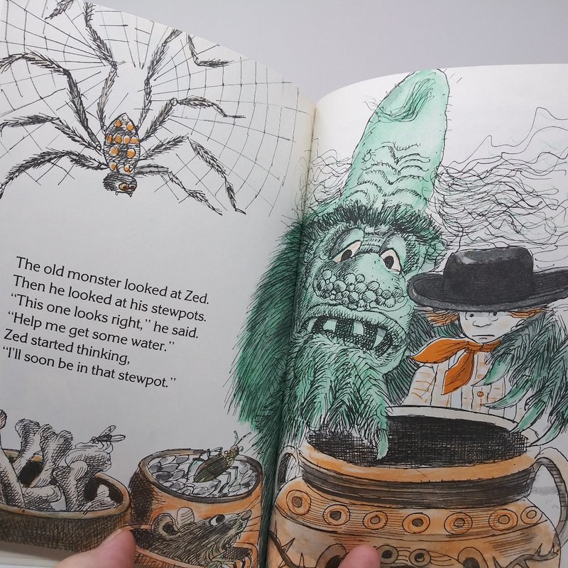 Zed and the Monsters by Peggy Parish & Paul Galdone, Hardcover