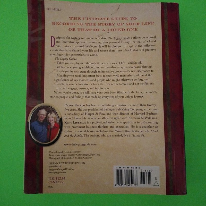 The Legacy Guide by Carol Franco, Kent Lineback