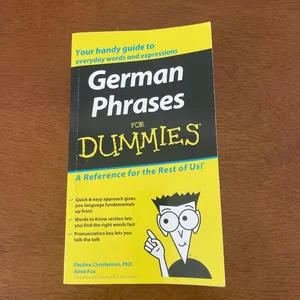 German Phrases for Dummies
