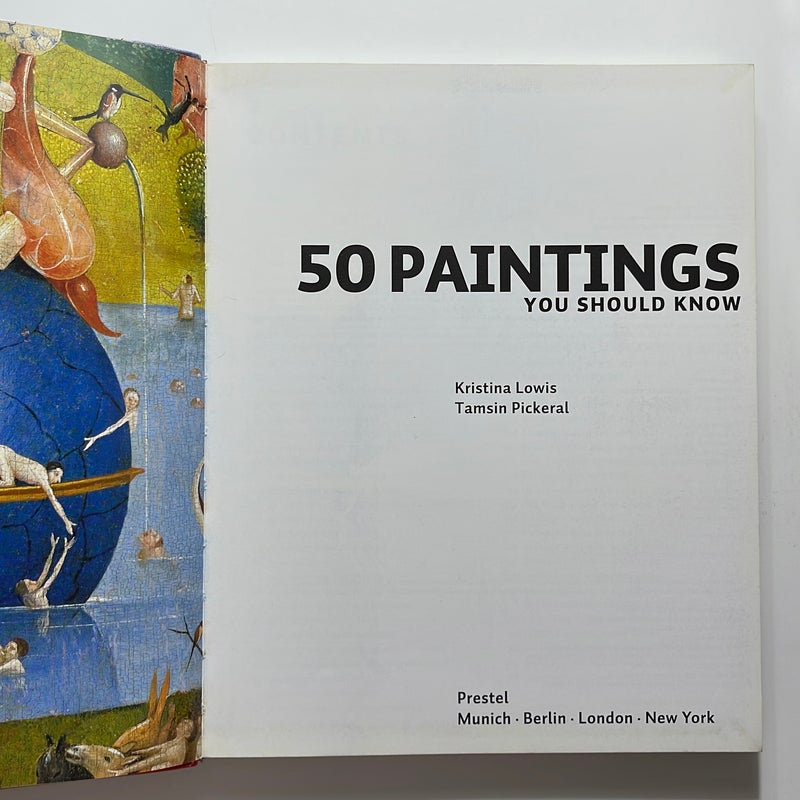 50 Paintings You Should Know by Kristina Lowis, Paperback Pangobooks