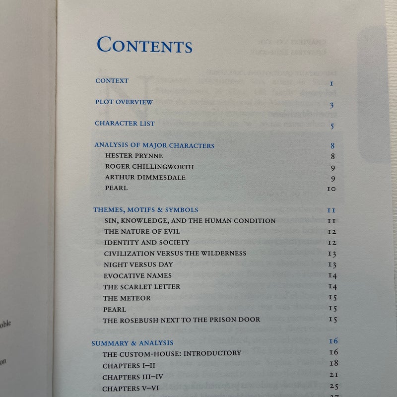 The scarlet letter sparknotes literature guide