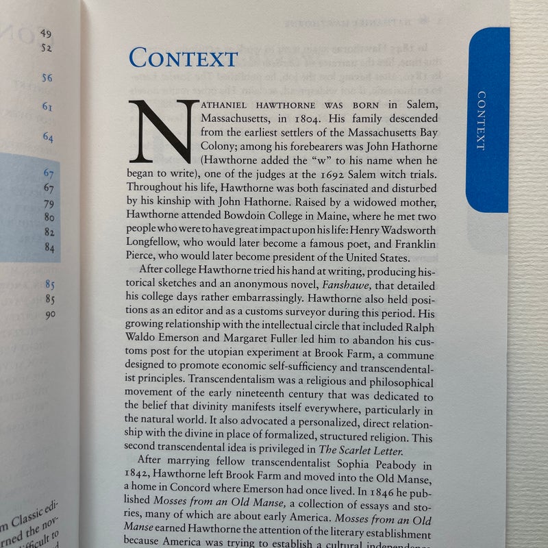 The scarlet letter sparknotes literature guide