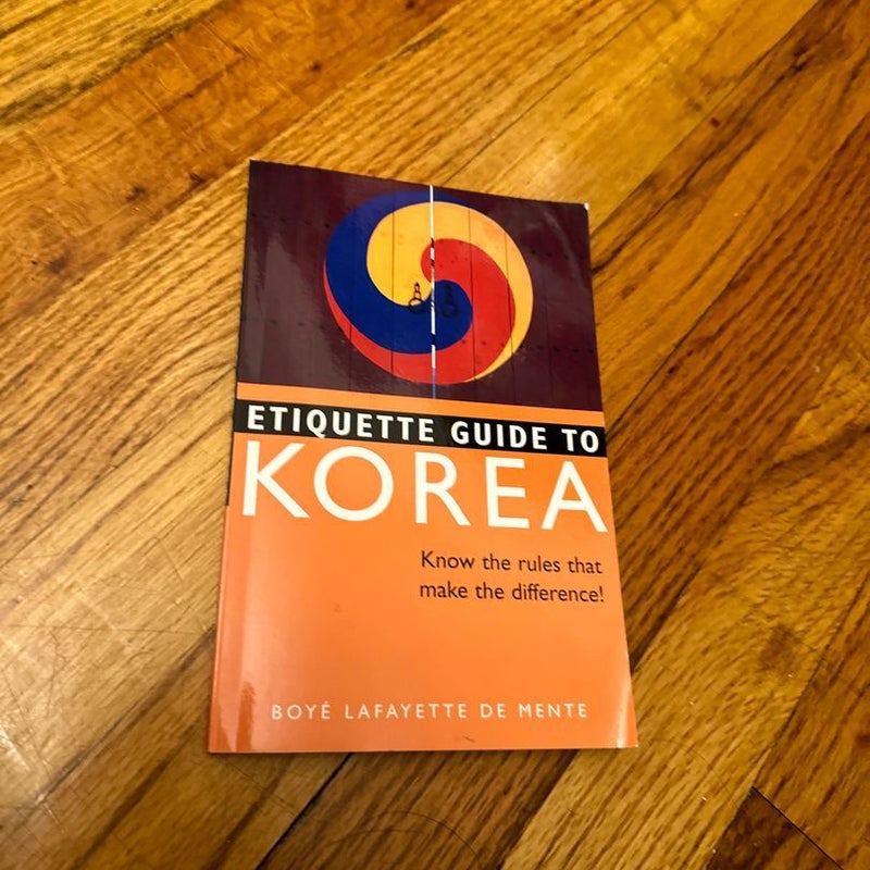 Etiquette guide to korea  