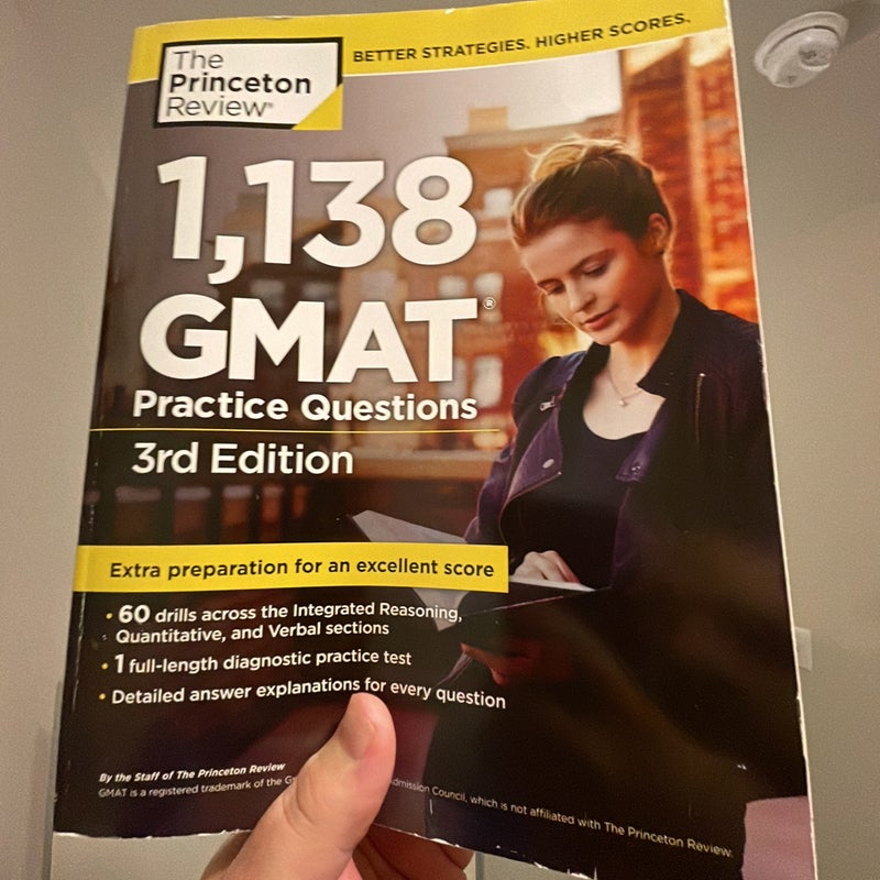 1,138 GMAT Practice Questions, 3rd Edition