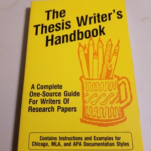 The Thesis Writer's Handbook