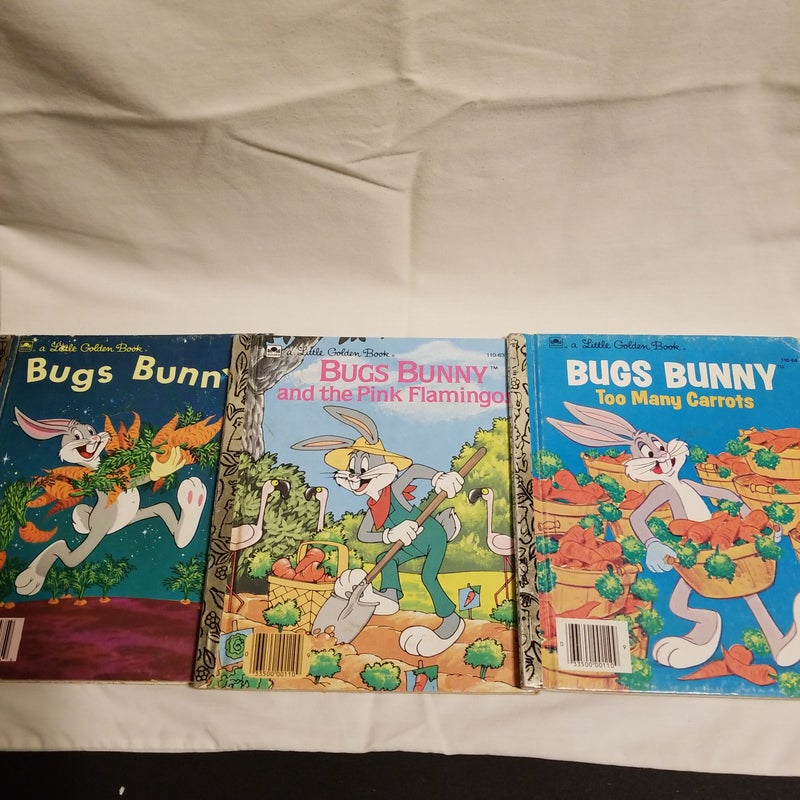 Bugs Bunny, Bugs bunny and the pink flamingos, Bugs bunny too many carrots, bundle