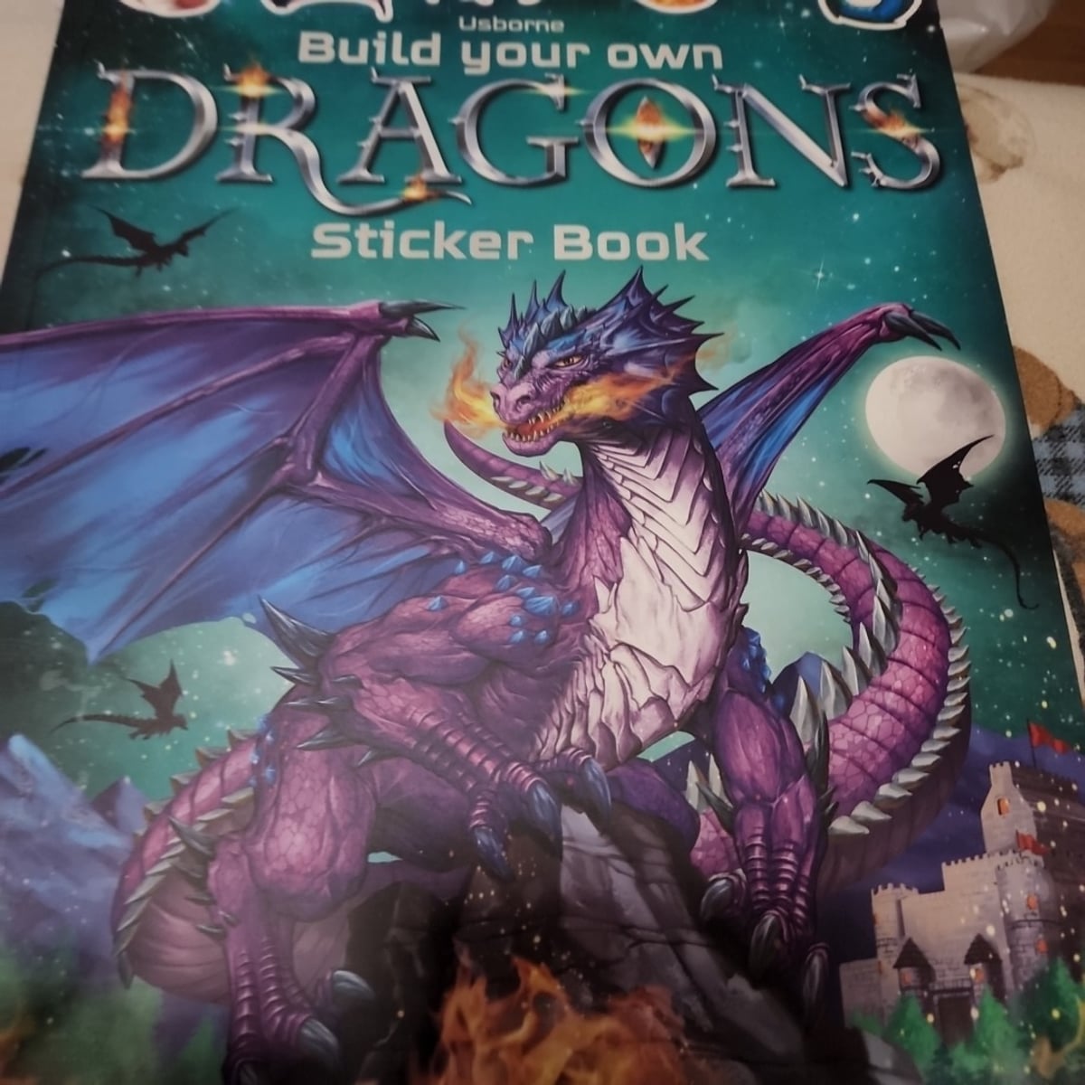 Build Your Own Dragons Sticker Book by Simon Tudhope