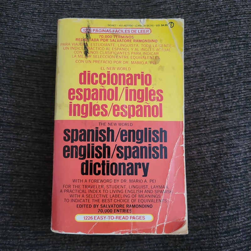 New World Spanish-English, English-Spanish Dictionary