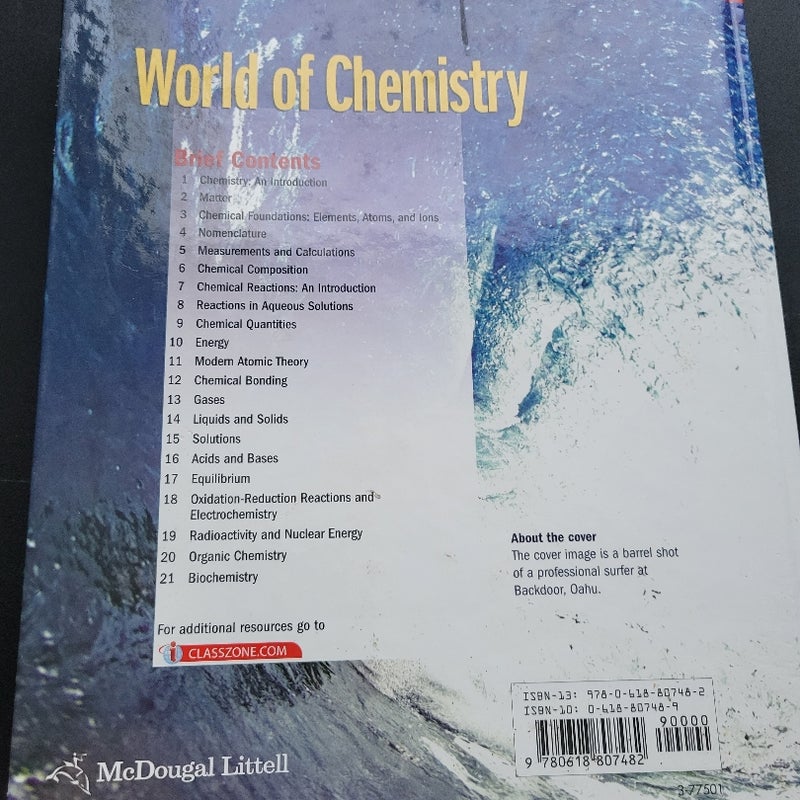 World of Chemistry Teacher's Edition