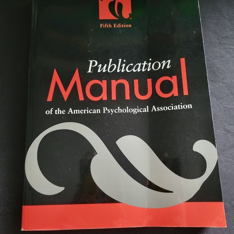 Publication Manual of the American Psychological Association