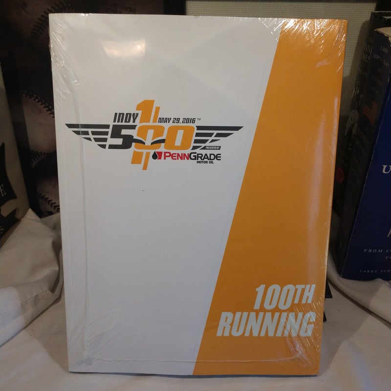 2016 Indy 500 official program, never opened