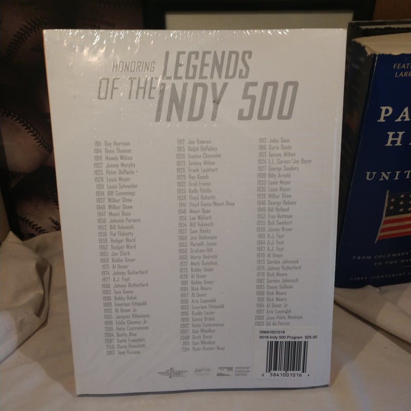 2016 Indy 500 official program, never opened