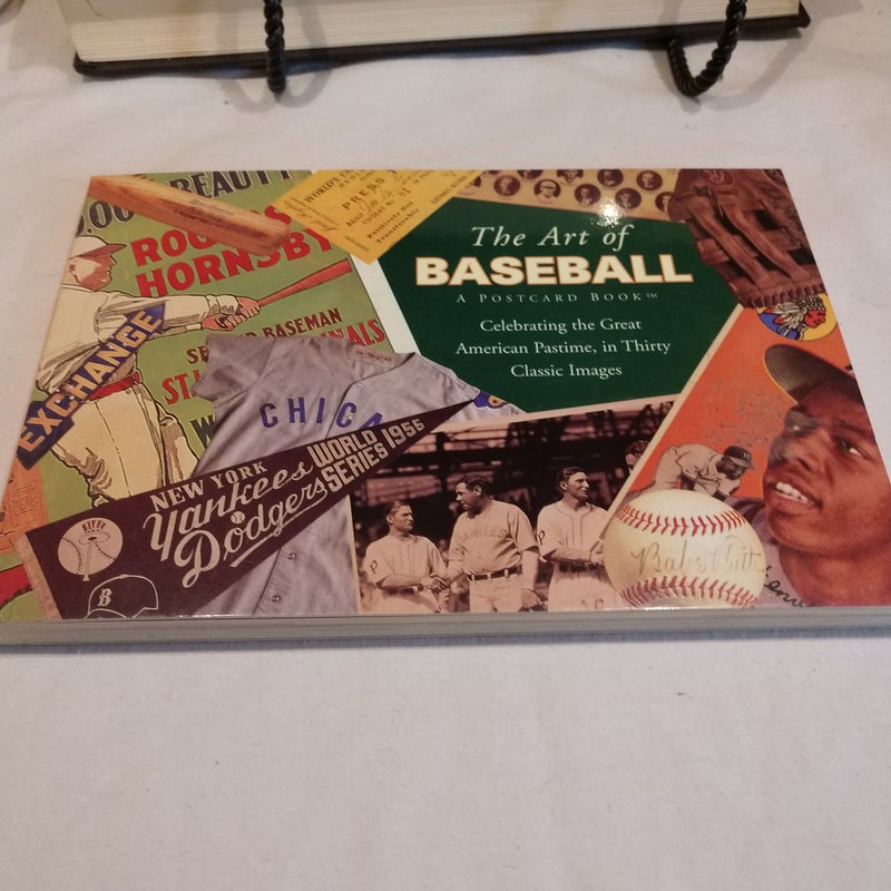 Art of Baseball Postcard Book
