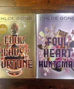 Foul Lady Fortune (B&N Exclusive edition) & Foul Heart Huntsman Set (Signed)