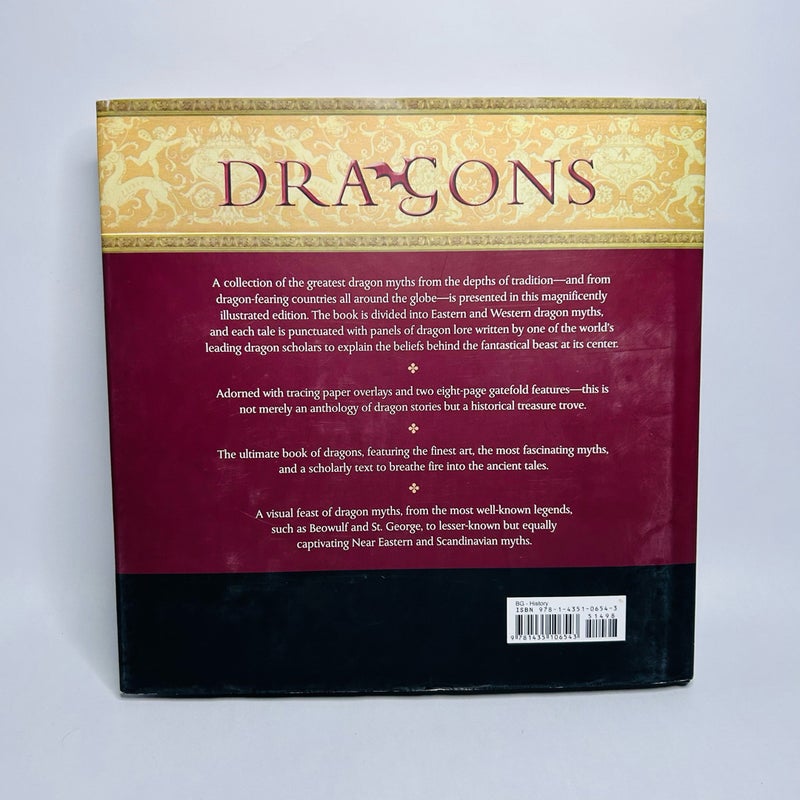 Dragons: A Beautifully Illustrated Quest for the World's Great Dragon Myths - Hardcover Book