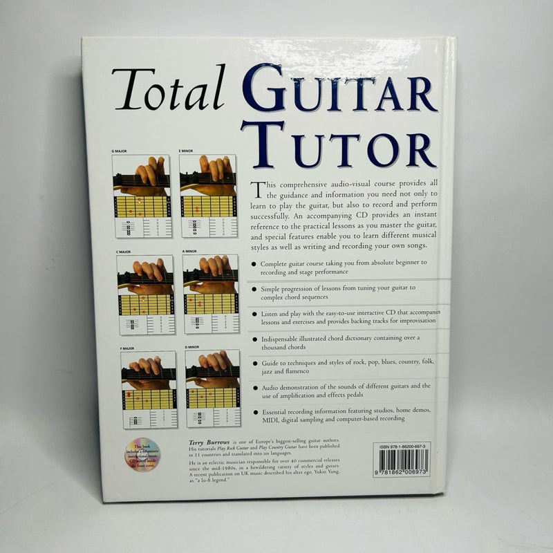 2009 Total Guitar Tutor Terry Burrows Hardcover Book