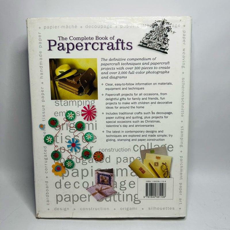 1999 The Complete Book Of Papercrafts-Hermes House Hardback Book