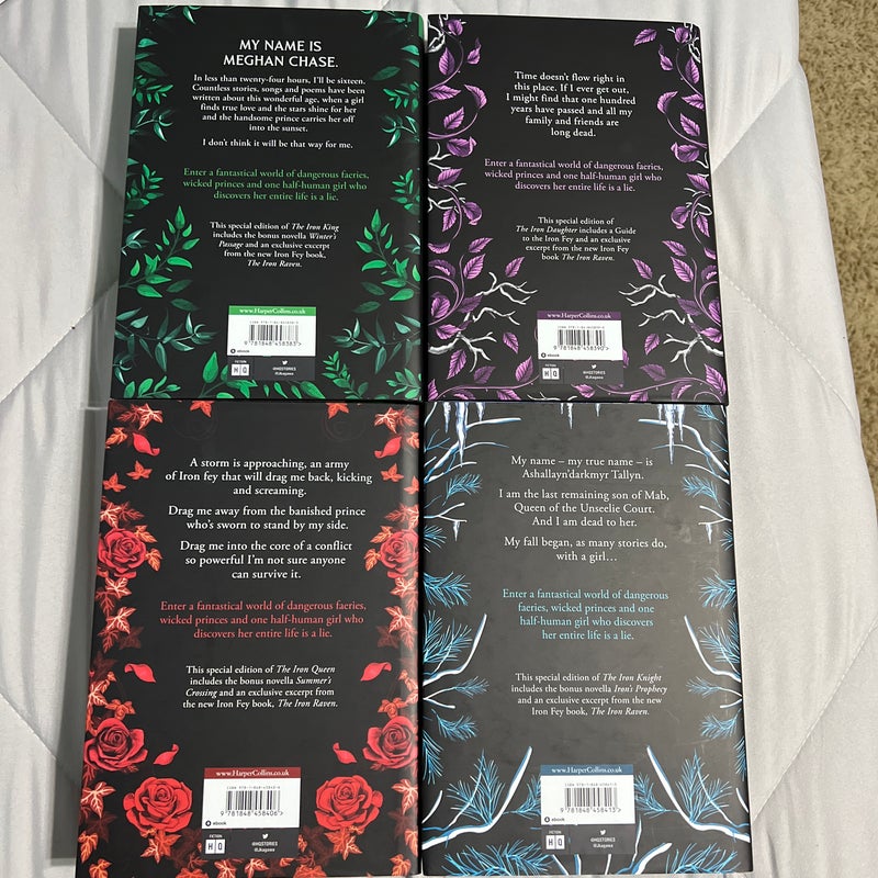 The Iron Fey (COMPLETE SIGNED FAIRYLOOT SET)