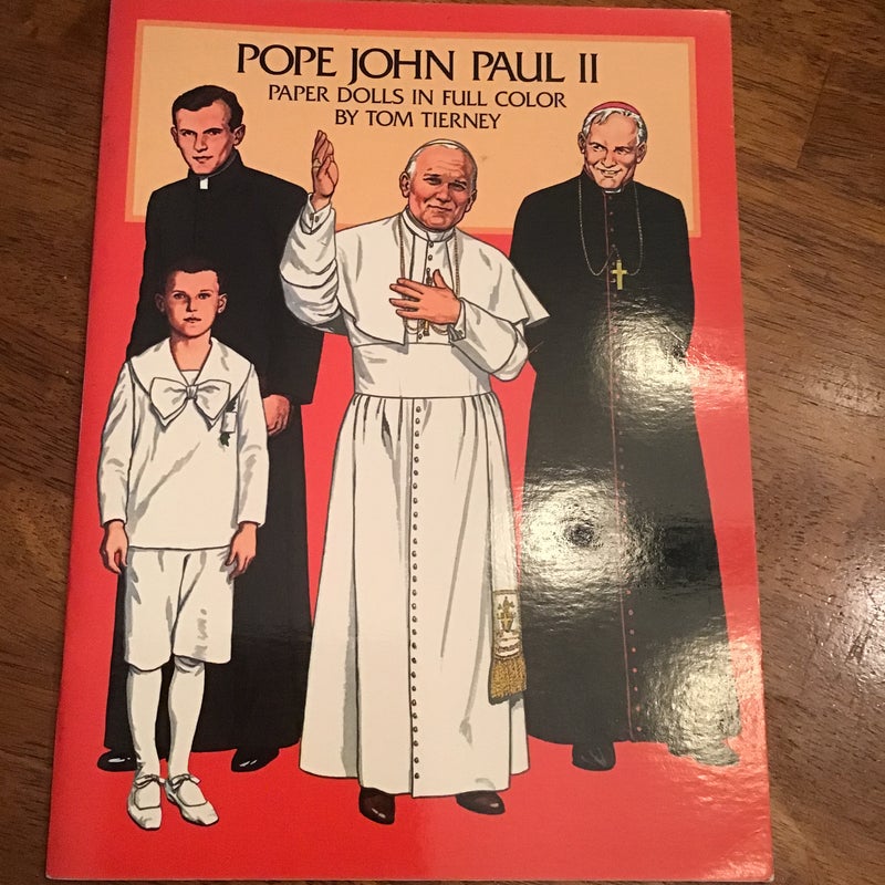 Pope John Paul II Paper Dolls in Full Color