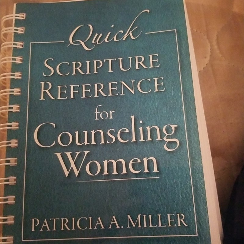 Quick Scripture Reference for Counseling Women