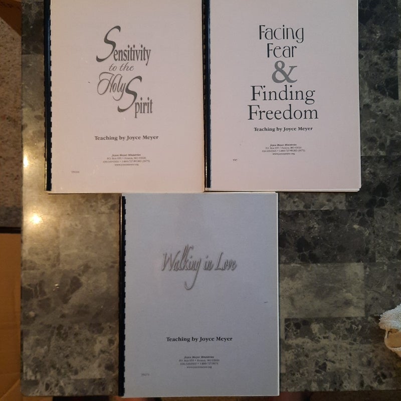 Walking in Love/Sensitivity to the Holy Spirit/Facing Fear & Finding Freedom 