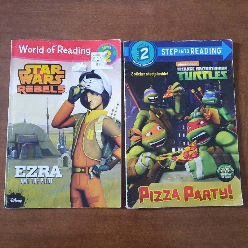 Star Wars Rebels Ezra & the Pilot / Teenage Murant Ninga Turtles Pizza Party