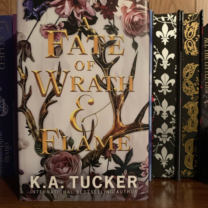 Bookish Box - Fate of Wrath and Flame, top signed by K.A Tucker