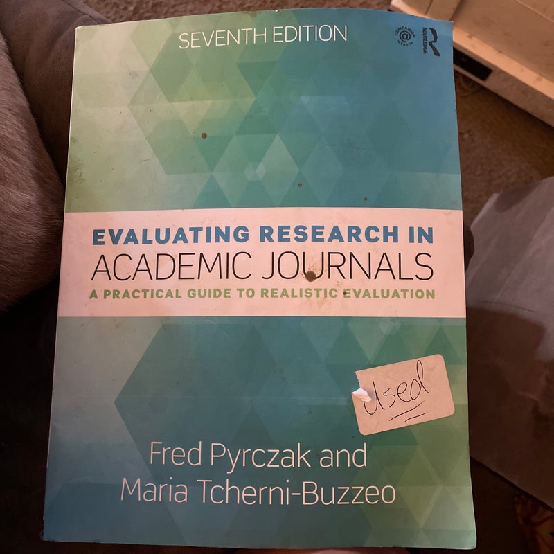 Evaluating Research in Academic Journals