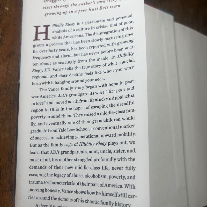 Hillbilly Elegy