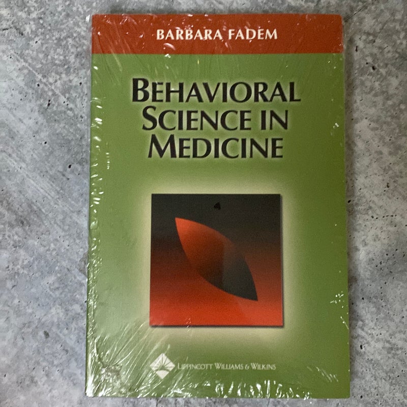 Behavorial Science in Medicine