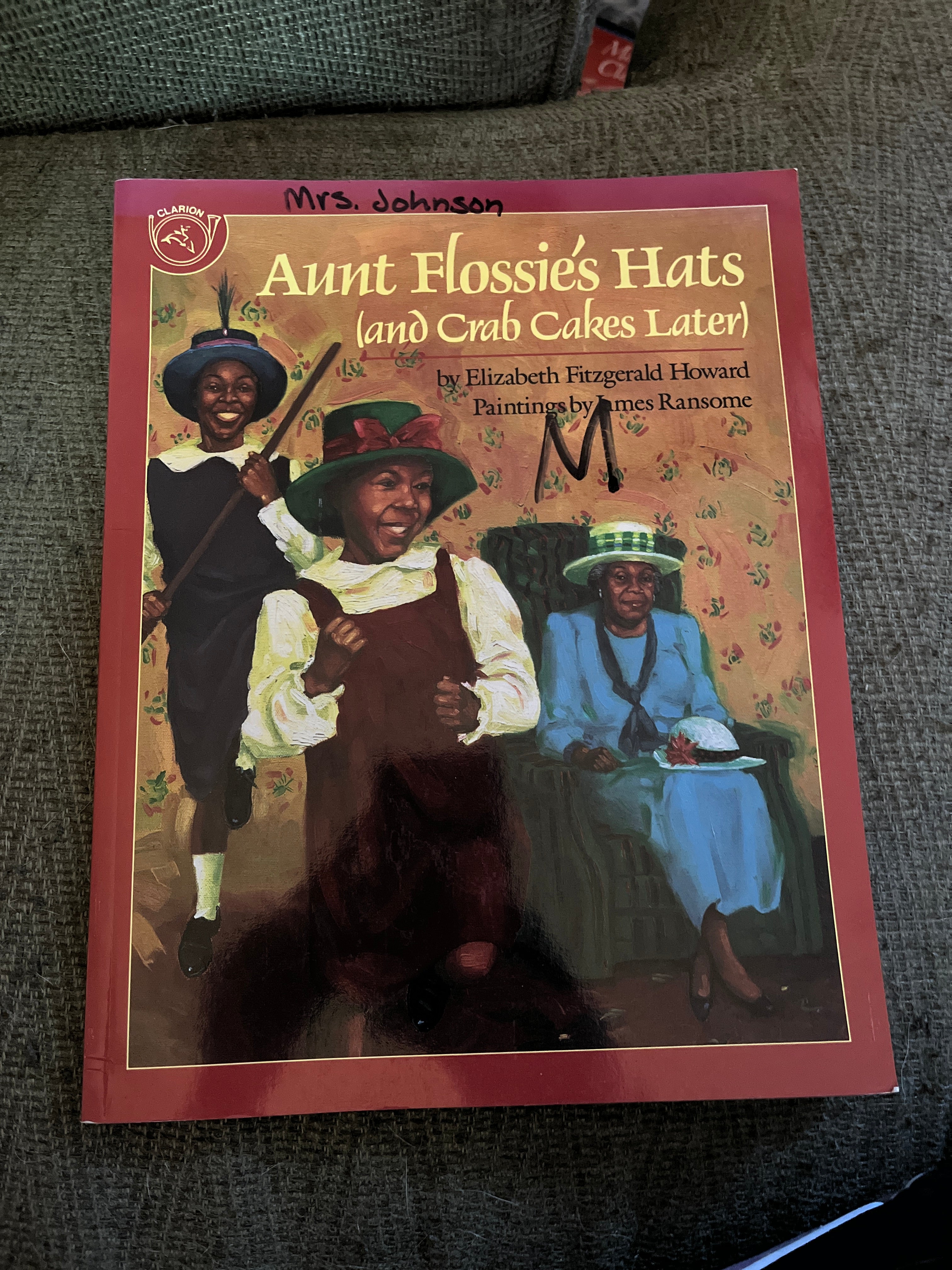 Aunt Flossie's Hats (and Crab Cakes Later)