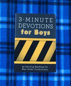 3-Minute Devotions for Boys